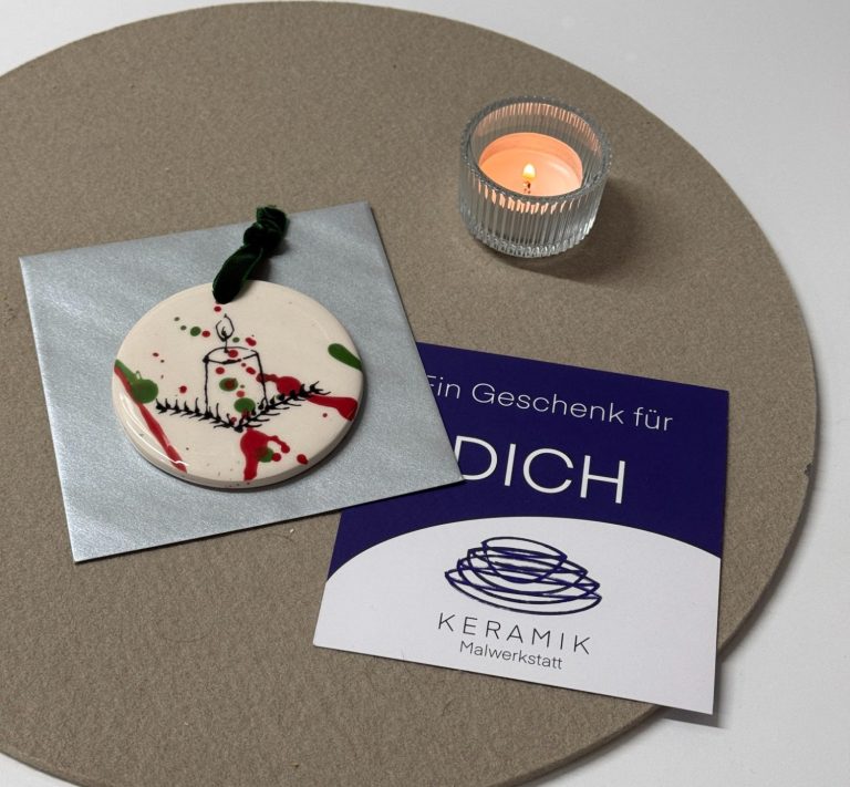 Gutschein - Keramik bemalen Verschenke Keramik bemalen